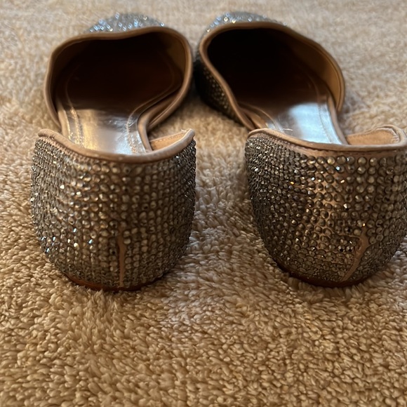 LUXE Platinum rhinestone flats. SZ 6,5 - Picture 4 of 4